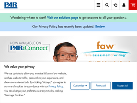 'parinc.com' screenshot