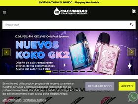 '1001cachimbas.es' screenshot