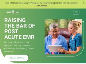 'noteefied.com' screenshot