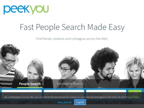 'peekyou.com' screenshot