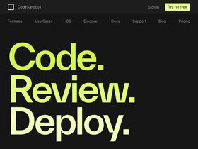 'codesandbox.io' screenshot