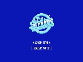 'thestrokes.com' screenshot