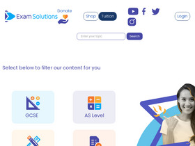 'examsolutions.net' screenshot