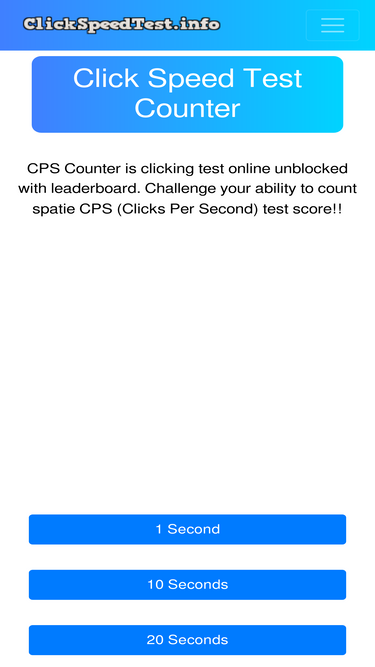 Clicks Per Second (CPS) Counter [OPENSOURCE]