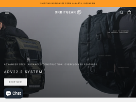 'orbitgear.net' screenshot