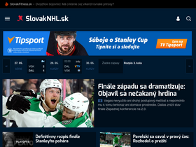 'slovaknhl.sk' screenshot