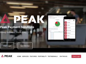 'peakpayment.com' screenshot