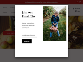 sheffieldcider.com homepage screenshot