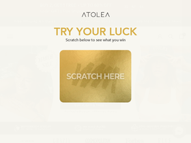 Atolea Jewelry homepage screenshot