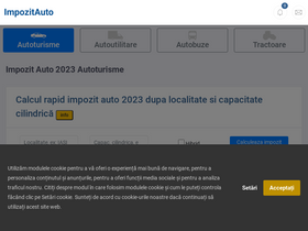 'impozitauto.ro' screenshot