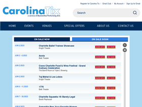 'carolinatix.org' screenshot