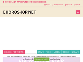 'horoskop.hr' screenshot