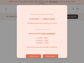 privatemediclinic.nl homepage screenshot