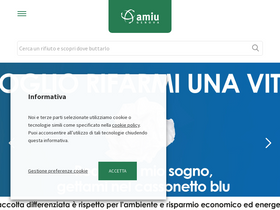 'amiu.genova.it' screenshot
