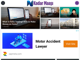 'nekadarmaasi.com' screenshot