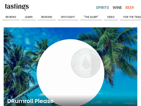 'tastings.com' screenshot