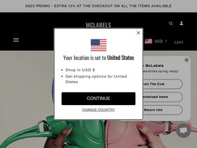 'mclabels.com' screenshot