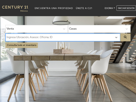 'century21mexico.com' screenshot