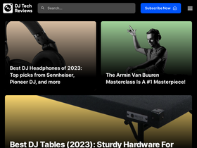 'djtechreviews.com' screenshot