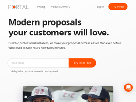 'portal.io' screenshot