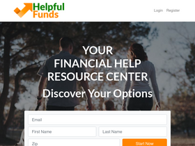 'helpfulfunds.org' screenshot