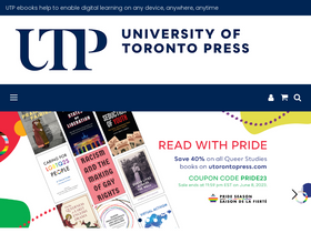 'utorontopress.com' screenshot
