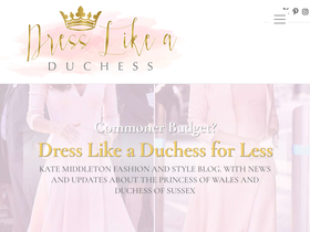 'dresslikeaduchess.com' screenshot