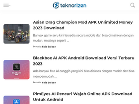 'teknorizen.com' screenshot