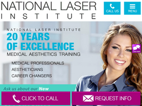 'nationallaserinstitute.com' screenshot