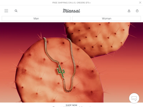 'miansai.com' screenshot