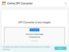 'convert-dpi.com' screenshot