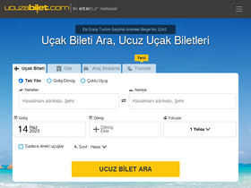 'ucuzabilet.com' screenshot
