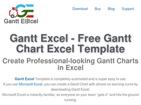 'ganttexcel.com' screenshot