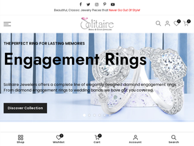 solitairejewelers.com homepage screenshot