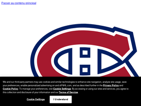 'canadiens.com' screenshot