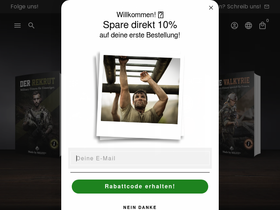 milfit.de homepage screenshot