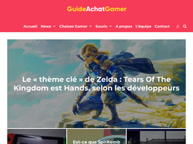 'guideachatgamer.com' screenshot