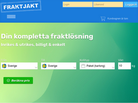 'fraktjakt.se' screenshot