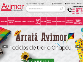'avimortecidos.com.br' screenshot