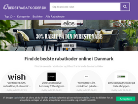 'bedstrabatkoder.dk' screenshot