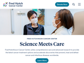 'fredhutch.org' screenshot