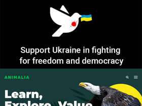 'animalia.bio' screenshot