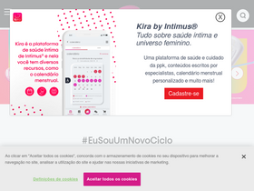 'intimus.com.br' screenshot