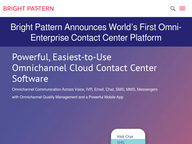 'brightpattern.com' screenshot