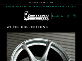 ghost-garage.com homepage screenshot