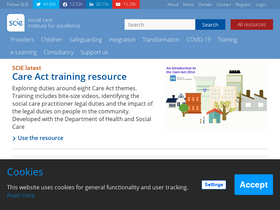 'scie.org.uk' screenshot