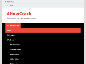 '4howcrack.com' screenshot