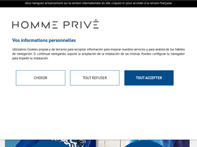 'hommeprive.com' screenshot