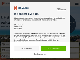 'novasol.nl' screenshot