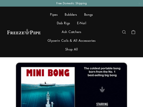 'thefreezepipe.com' screenshot